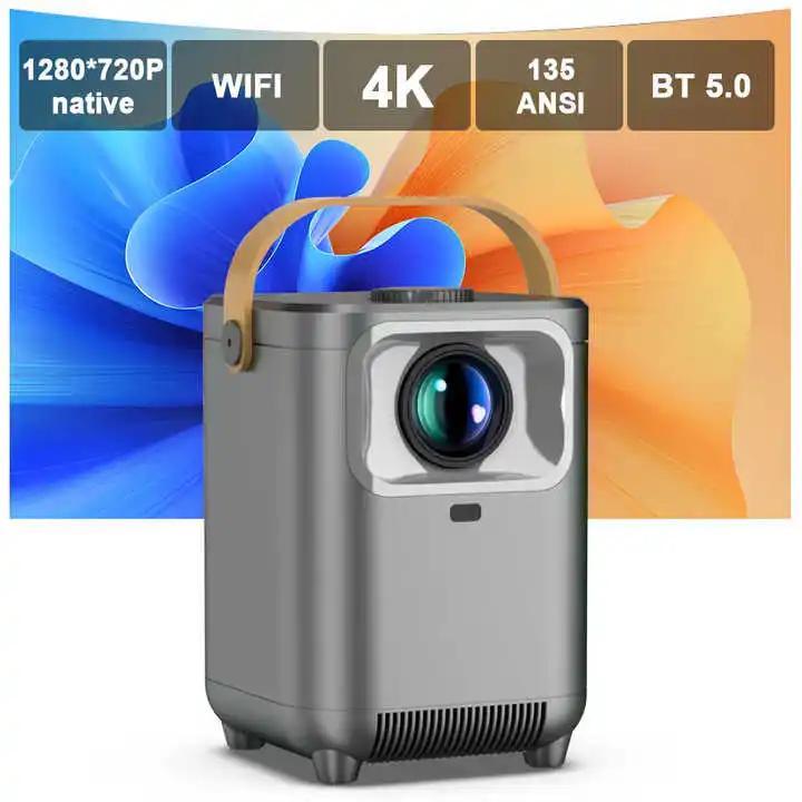 Mini Smart 4K Android Pico Projector With Wi-Fi Home Theater ...