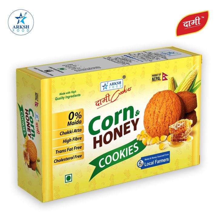 Arksh%20Food%20Dami%20Cookies%20Corn%20&%20Honey/%20Makai%20&%20Maha%20Family%20Pack%20-%20160gm%20-%20Image%203