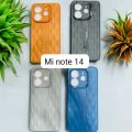 Redmi Note 14 4G Back Cover Premium Soft Matt Woven Design Protection Phone Case Redmi Note 14 4G. 