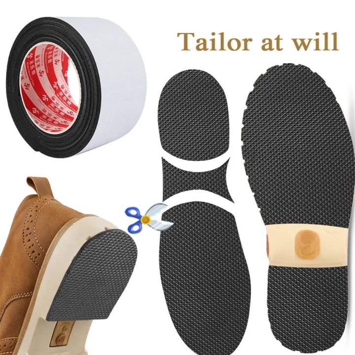 For Shoes Sneakers Patch Strong Self Adhesive Cuttable Grid Pattern Anti-slip Shoe Soles Stickers Anti Wear Silent Stickers Tape