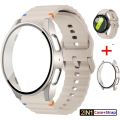 Case+Strap for Watch 7 6 5 4 40mm 44mm Silicone original Band PC Protector Cover Bumper Watch 7 Accessorie.