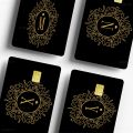 Black Golden Crown Letters Anime Matte Front Skin Film Sticker Cover For Small Chip Credit Card Debit Card. 