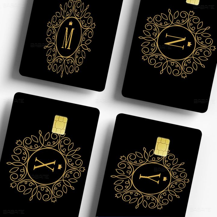 Black%20Golden%20Crown%20Letters%20Anime%20Matte%20Front%20Skin%20Film%20Sticker%20Cover%20For%20Small%20Chip%20Credit%20Card%20Debit%20Card%20-%20Image%204