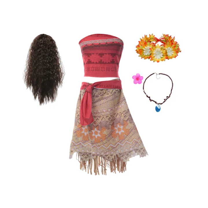Girls%20Moana%20Princess%20Dress%20Cosplay%20Costume%20with%20Necklace%20Wig%20Set%20Summer%20Beach%20Birthday%20Party%20Outfit%20Kids%20Carnival%202-8Y%20Vestido%20-%20Image%206