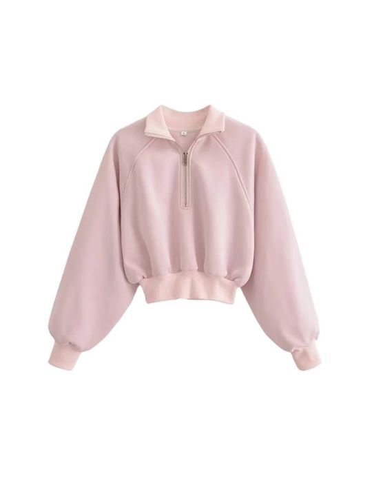 Women%20Fashion%20With%20Zip%20Cropped%20Sweatshirt%20And%20Mid%20Waist%20Back%20Zipper%20Mini%20Skirt%20Female%20Two%20Piece%20Sets%20Mujer%20-%20Image%203