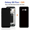 TFT Quality For Samsung S8 Plus G955 G955F LCD Display Touch Screen with Frame, For Galaxy S8+ Display Replacement. 