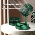 Desktop Foldable Retractable Small Fan Mini Portable Charging USB Home Low Noise High Duration Standby Mini Electric Fan. 