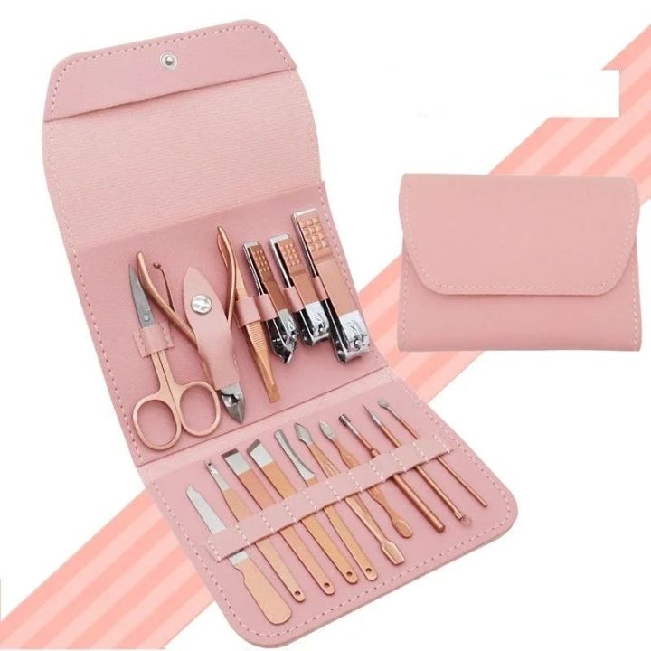 16pcs%20Nail%20Cutter%20Set%20Stainless%20Steel%20Nail%20Clippers%20Set%20With%20Folding%20Bag%20Manicure%20Cutter%20Kits%20Scissors%20Beauty%20Tool%20-%20Image%205
