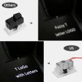 For Tesla car welcome light Model 3 S Y X model door pattern illumination floor projection light 3D HD laser ghost light. 