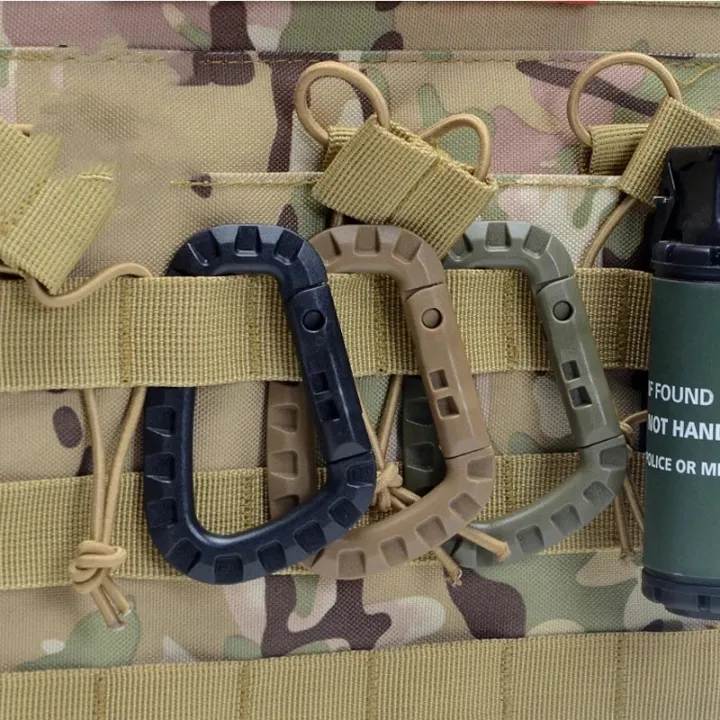 2/5/16Pcs%20Tactical%20Carabiner%20Set%20Plastic%20Steel%20Quick%20Hook%20Webbing%20Lock%20Keychain%20Key%20Chain%20Outdoor%20Backpack%20Karabiner%20Buckle%20-%20Image%204