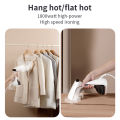 1800W Handheld Steam Hanging Iron Touch Screen Control 15 Seconds Fast Preheat 320ml Portable Home Small Fabric Clothes Steamer.