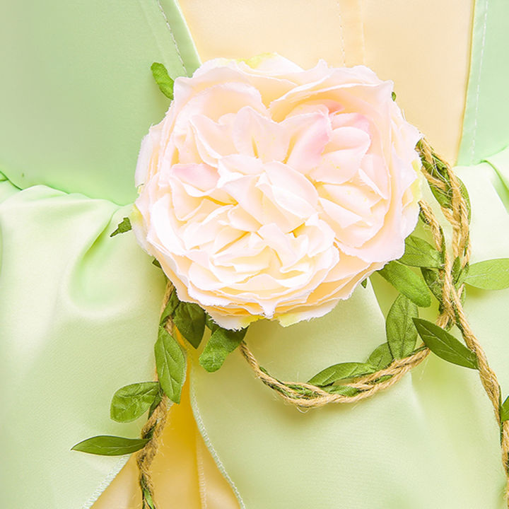 2024%20Fancy%20Princess%20and%20Frog%20Story%20Cosplay%20Kid%20Princess%20Ball%20Gown%20off%20Shoulder%20Tiana%20Deluxe%20Royal%20Frock%20Girls%20Prom%20Party%20Costume%20-%20Image%206
