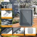 DaierTek Outdoor WiFi Enclosure Weatherproof Locking Outdoor WiFi Box Plastic Waterproof Switch Router Enclosure Box 8.7x6.7x4.3. 