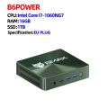 BMAX Mini PC B6POWER Intel Core I7-1060NG7 Windows 11 16GB RAM 1TB NVME SSD NVME_2280x2 HDMI USB Bluetooth Computer Type-c. 