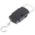 Hot Sales Backlit Fish Hook Hang Scale LCD Display Electronic Travel Hanging 50kg Weighting Portable Digital Luggage Scale. 