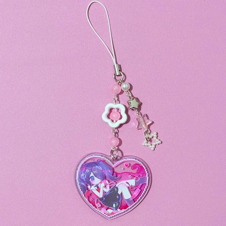 Game%20Need%20Girl%20Overdose%20KAngel%20Amechan%20Beaded%20Phone%20Chain%20Acrylic%20Heart%20Keychains%20Backpack%20Keyrings%20Cosplay%20Props%20Xmas%20%20-%20Image%204