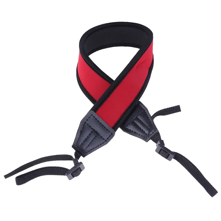 Skidproof%20neoprene%20red%20neck%20strap%20for%20dslr%20camera%20binocular%20%20%20fuji%20-%20Image%204