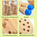 Wooden Memory Match Stick Chess Color Game Board Puzzles Montessori Educational Toy Cognitive Ability Learning Toys For Children. 