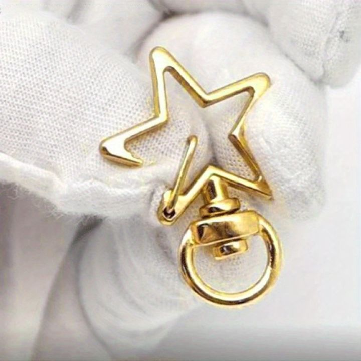 15PCS%20Metal%20Swivel%20Lobster%20Claw%20Clasps%20Star/Moon%20Snap%20Hook%20Swivel%20Lanyard%20Clip%20DIY%20Supplies%20Jewelry%20Making%20Keychain%20-%20Image%203