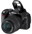 Nikon D40 with DX 18-55 mm kit lens. 