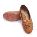 Fashionable Leather Made Soft Girls Loafer with Rubber Sole - Womens Exclusive Design Shoes - Girls Loafer Shoes. 