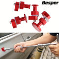 4Pcs Aluminum Alloy Car Body Dent Removal Pulling Reuse Tabs For Car Repair Round Joint Effective Removal Tool. 