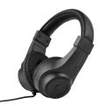 Wired Stereo Monitor Headphones Over-ear Headset with 50mm Driver 6.5mm Plug for Guitar Amplifier Electric Piano Audio Mixer. 