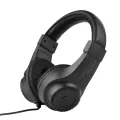 Wired Stereo Monitor Headphones Over-ear Headset with 50mm Driver 6.5mm Plug for Guitar Amplifier Electric Piano Audio Mixer. 
