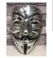 Hacker Mask Silver Colour. 
