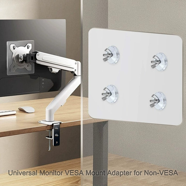 1%20PC%20VESA%20Mount%20Adapter%20Bracket%20Kit%20Non-VESA%20Mounting%20Universal%20for%2075%20VESA%20Monitor%20Arm%20Compatible%20Monitor%20Holder%20Arm%20Extension%20-%20Image%202