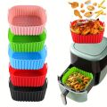 1 square silicone air fryer liner is reusable and can be used for dishwasher cleaning, ovens, baking tools, and kitchen gadgets. 