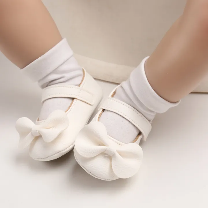 Solid%20color%20PU%20leather%20girl%20princess%20bow%20flat%20shoes%20with%20anti%20slip%20%20sole%20walking%200-18M%20newborn%20baby%20dress%20shoes%20-%20Image%206