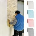 2m Roll 3D Wall Sticker Imitation Brick Bedroom Home Decor Waterproof Self-adhesive DIY Wallpaper For Living Room TV Backdrop. 