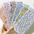 Kawaii Animals 3D Puffy Stickers Cute Cartoon Scrapbooking Sticker DIY Journal Stationery Sticker Deco Aesthetic Art. 