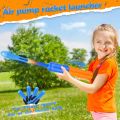 Foam Rocket Launcher Toy Set for Kids Outdoor Birthday Gifts – 3 Soft Rockets per Launcher Shoots Up to 50 Feet. 