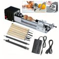Mini Lathe Machine Tool, 12-24V Woodworking DIY Wood Lathe Milling Machine  - Grinding Polishing Beads Drill Rotary Tool Set. 