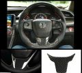 Honda civic x carbon fiber steering trims 1pc- honda civic carbon fiber accessories - civic x accessories - Honda civic x stearing wheel trim. 