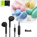 U19 Wired Stereo Earphones - Colorful Matte Finish with Microphone.