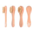 1pc Natural Face Brush Bristles Exfoliating Face Brushes Wooden Woman Man Skin Care Dry Body Brush Massager Scrubber Tools. 