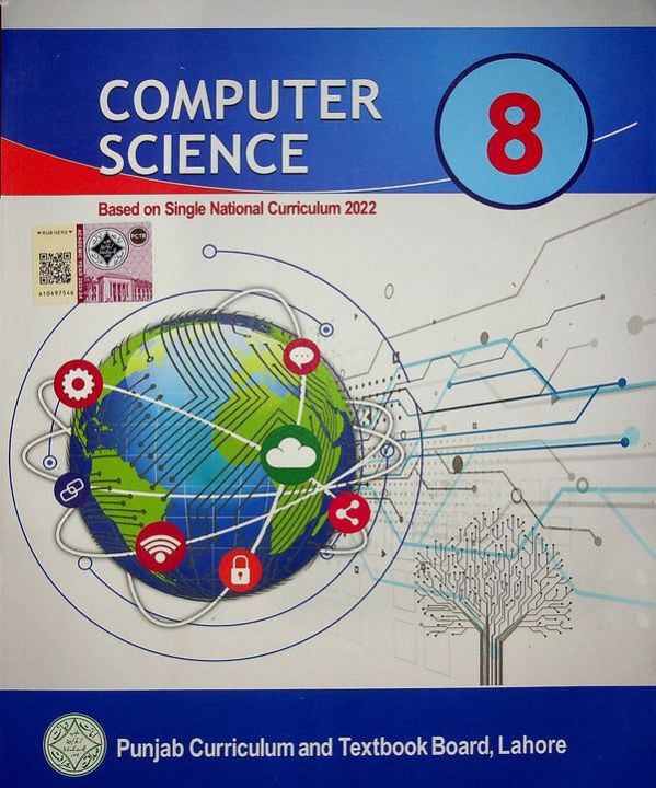 8th Class Computer Science Book Punjab text book bords Lahore