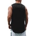 Men Gym Singlet Muscle Stringer Tank Tops Underwear Fitness Sports Sleeveless Shirt Brand Print Tops Workout Vest Male Clothing. 