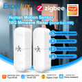 Zigbee 3.0 10G Radar Human Motion Sensor With Light Temperture Humidiity Detection For Tuya Smart Life Z2M Security Alarm Sensor. 