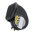 12V Super Loud Snail Horn 130dB Universal Car Motorcycle Boat Truck Electric Signal 510Hz Waterproof Durable Car Speaker Sound.