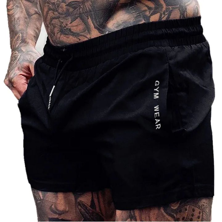 2026%20Summer%20Gym%20Fitness%20Men's%20Shorts%20Woven%20Sweatpants%20Thin%20Fashion%20Men%20Marathon%20Running%20Shorts%20Sports%20Breathable%20Training%20Pants%20-%20Image%206