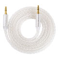 KBEAR AUX08 8 cores  HiFi AUX earphone Audio Cable Speaker cable 3.5mm Male to Male Aux Cable For Phone Headphone Car MP3. 