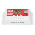 Solar Charge Controller 12V 24V 10A 20A Dual Usb Function Auto Output Regulator Pv Home Battery Charger Lcd Display Digital Pwm Charge Controller 10A 20A Charging And Output - Multimeter. 