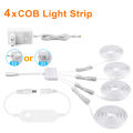 Tuya Smart Home 2/4/6pcs Kit 1M 2M Neon LED Strip Wall Decor Light WIFI APP Control Dimmable 24V COB Neon Adhesive Closet Lamp. 