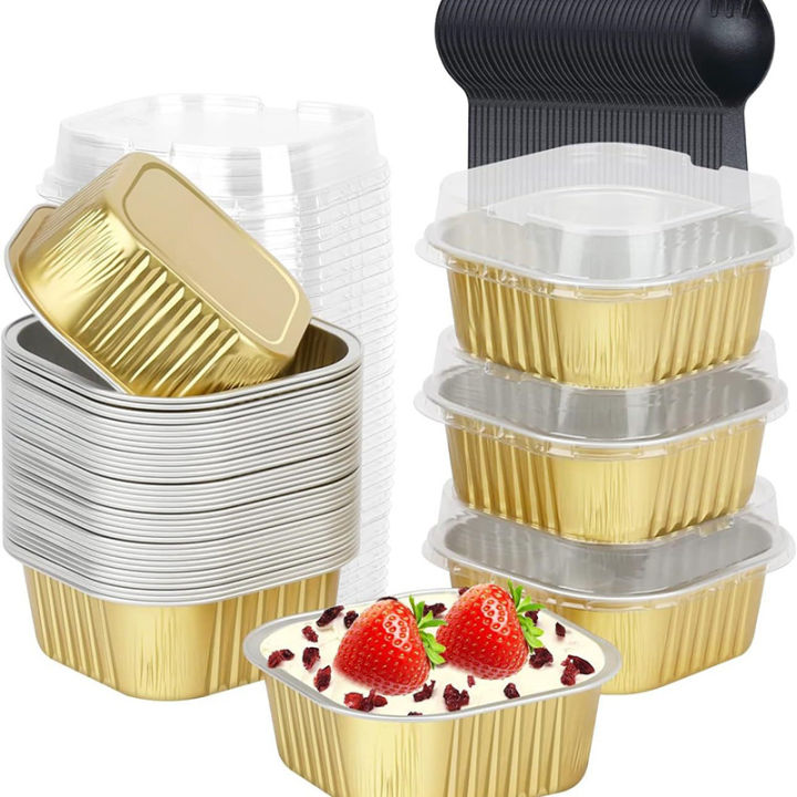 1pcs Essential Kitchen Tool Aluminum Foil Baking Cups Disposable Aluminum Foil Baking Cups Kitchen Baking Accessory