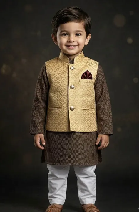 demanding%203%20pcs%20party%20panjabi%20set%20for%206month%20to%207%20years%20baby%20boys%20-%20Image%203