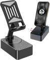 Foldable Mobile Phone Desk Holder,Wireless Speaker with Stand - 3 in 1 Mobile Phone Holder,360 Rotating Phone Stand,Phone Stand with Speaker, Cellphone Holder with Bluetooth Speaker.